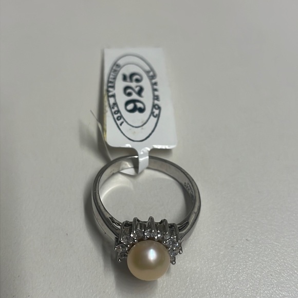 SILVER 925 /PEARL RING - Picture 3 of 3